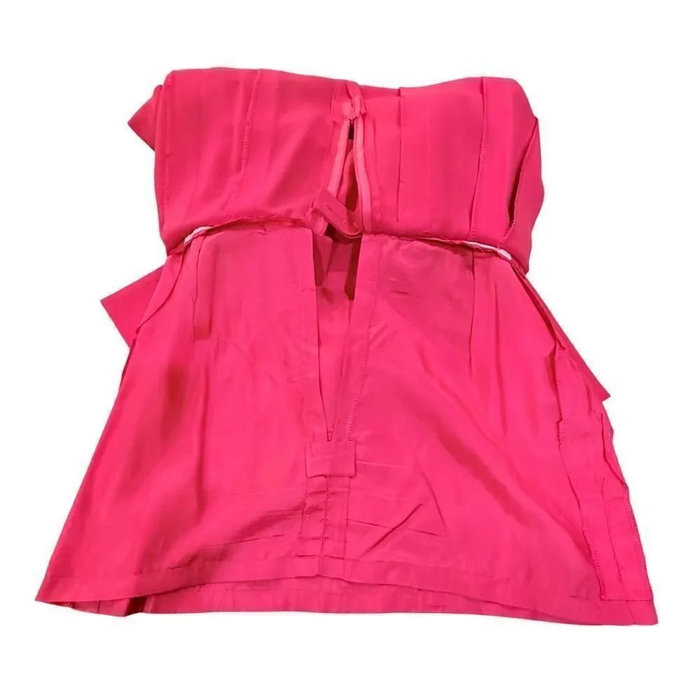 VTG Escada 100% New Wool Red Trumpet Panel Skirt Godet Flare Academia Careerwear - Picture 7 of 14